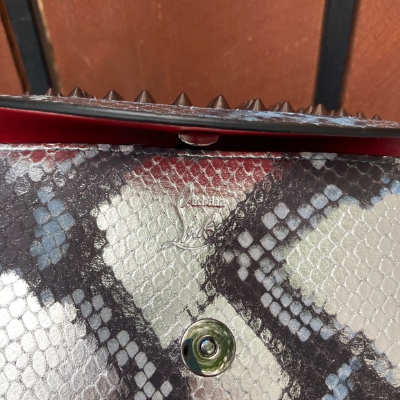 Christian Louboutin Explorafunk wallet on strap python NWT! Women / Men / Unisex - Picture 11 of 12